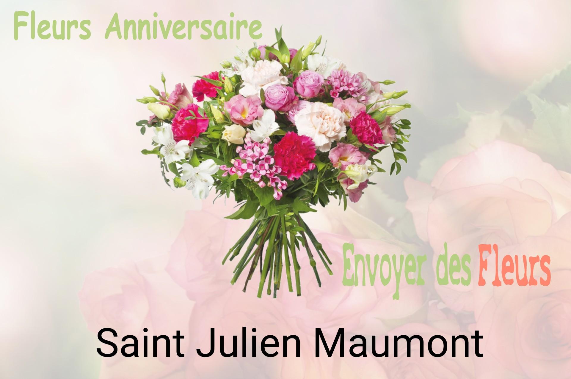 Bouquet de fleurs d’anniversaire livré à Saint-Julien-Maumont